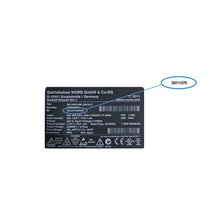 Frequency Converter Serial Number